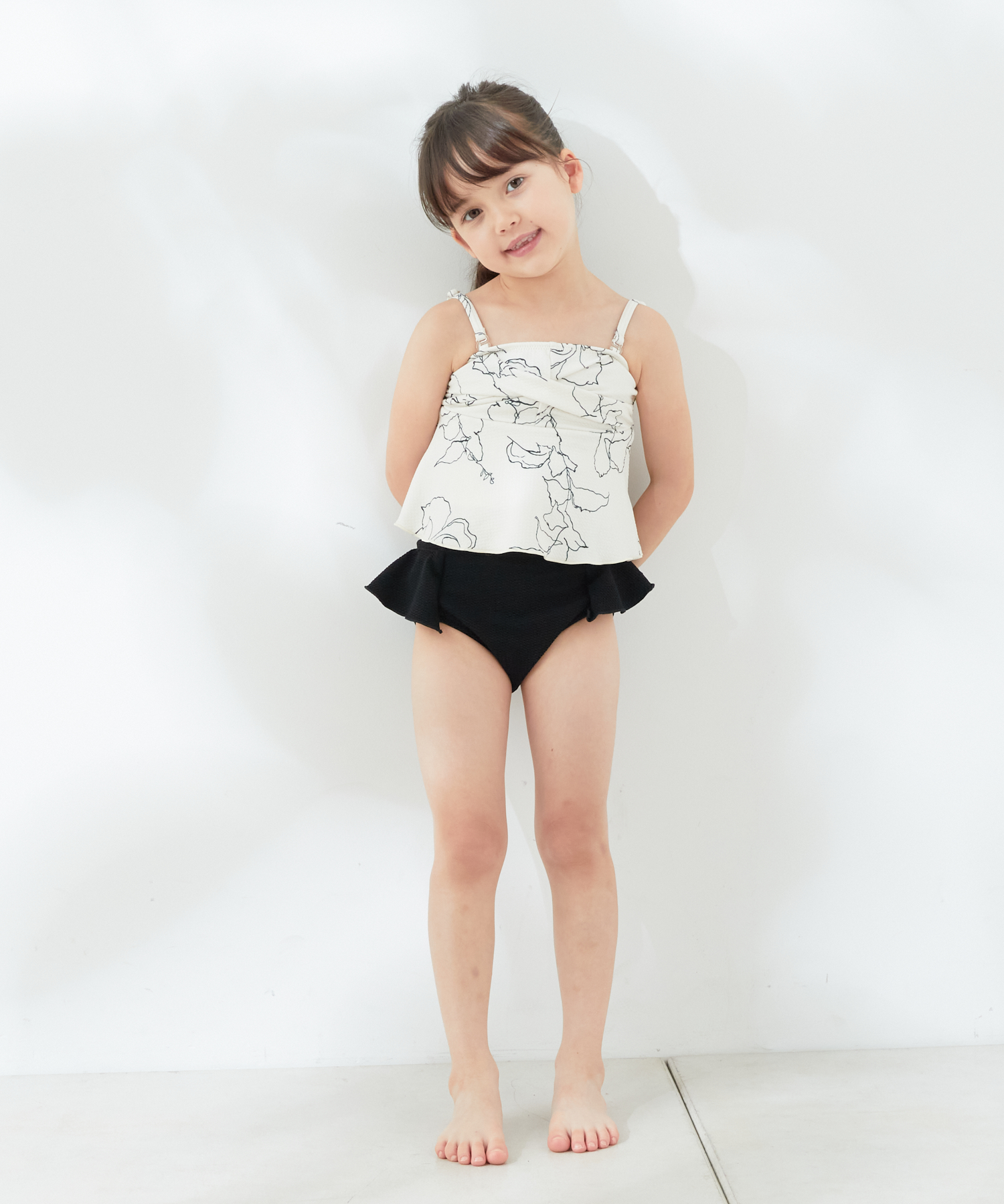 F/WHT | 【Chico】Kids フロントねじりトップス | PAL GROUP OUTLET