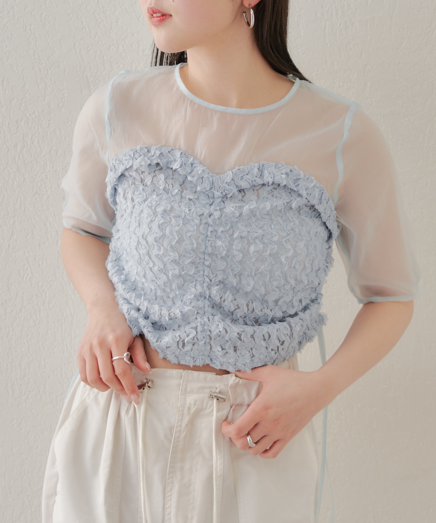 Chico】シアーレイヤードTOPS[品番：PALW0003283]｜PAL GROUP OUTLET