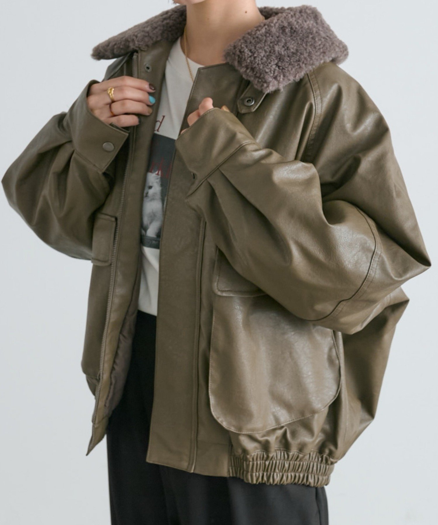 w closet】レザージャケット[品番：PALW0004260]｜PAL GROUP