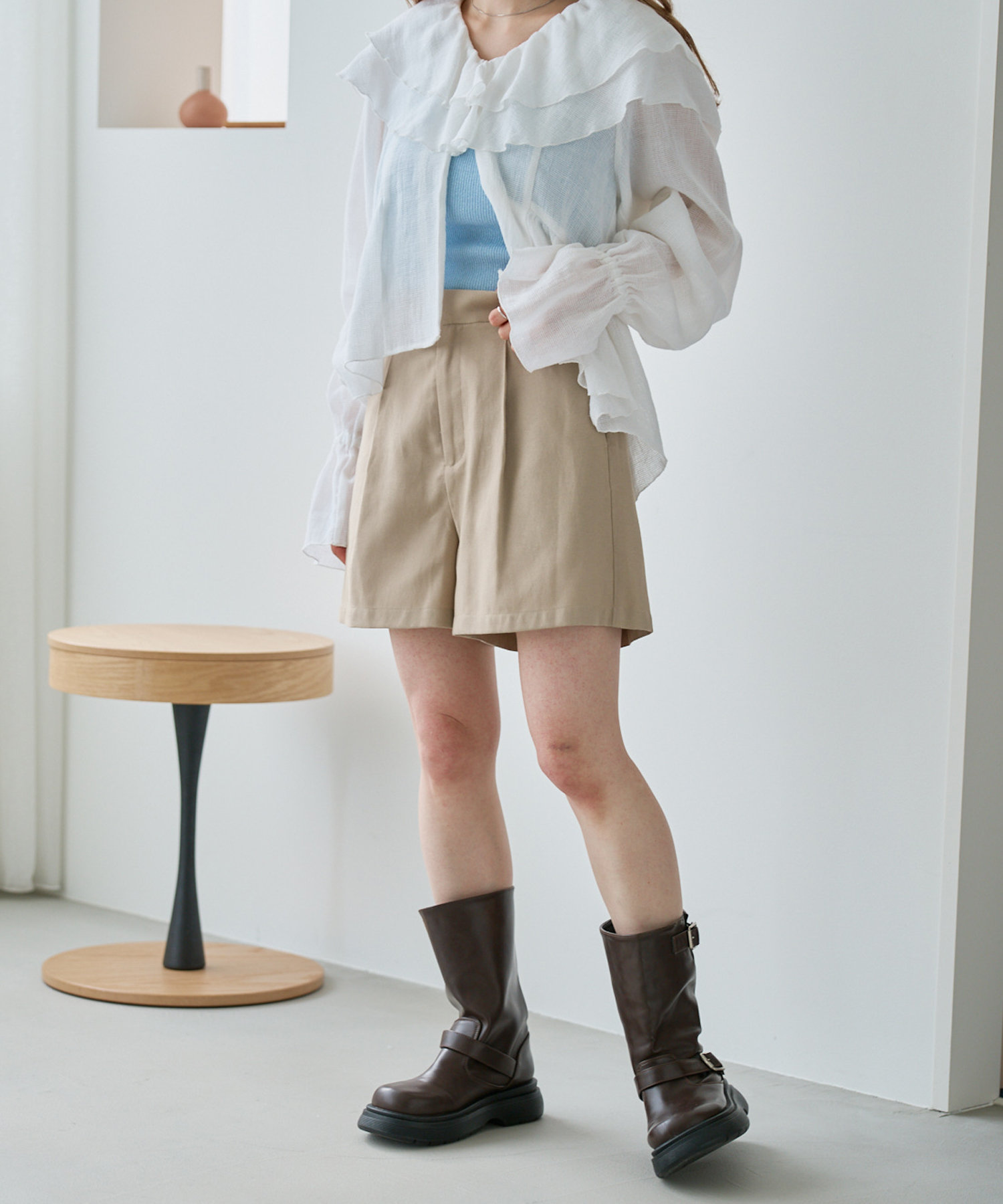 BEG | 【Kastane】SETUPショートパンツ | PAL GROUP OUTLET