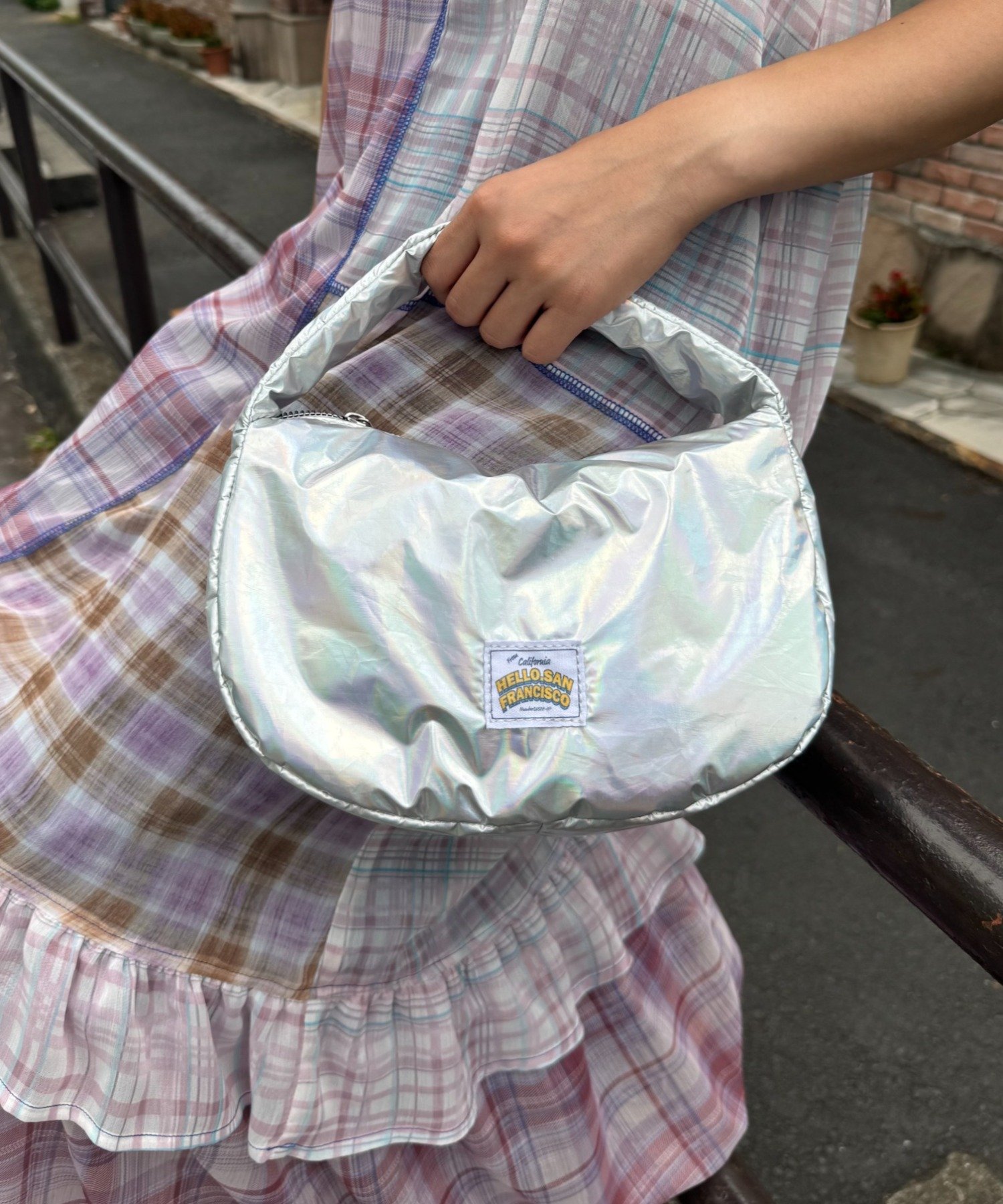 SILVER | 【CIAOPANIC TYPY】H.SメタリックワンハンドルBAG | PAL GROUP OUTLET