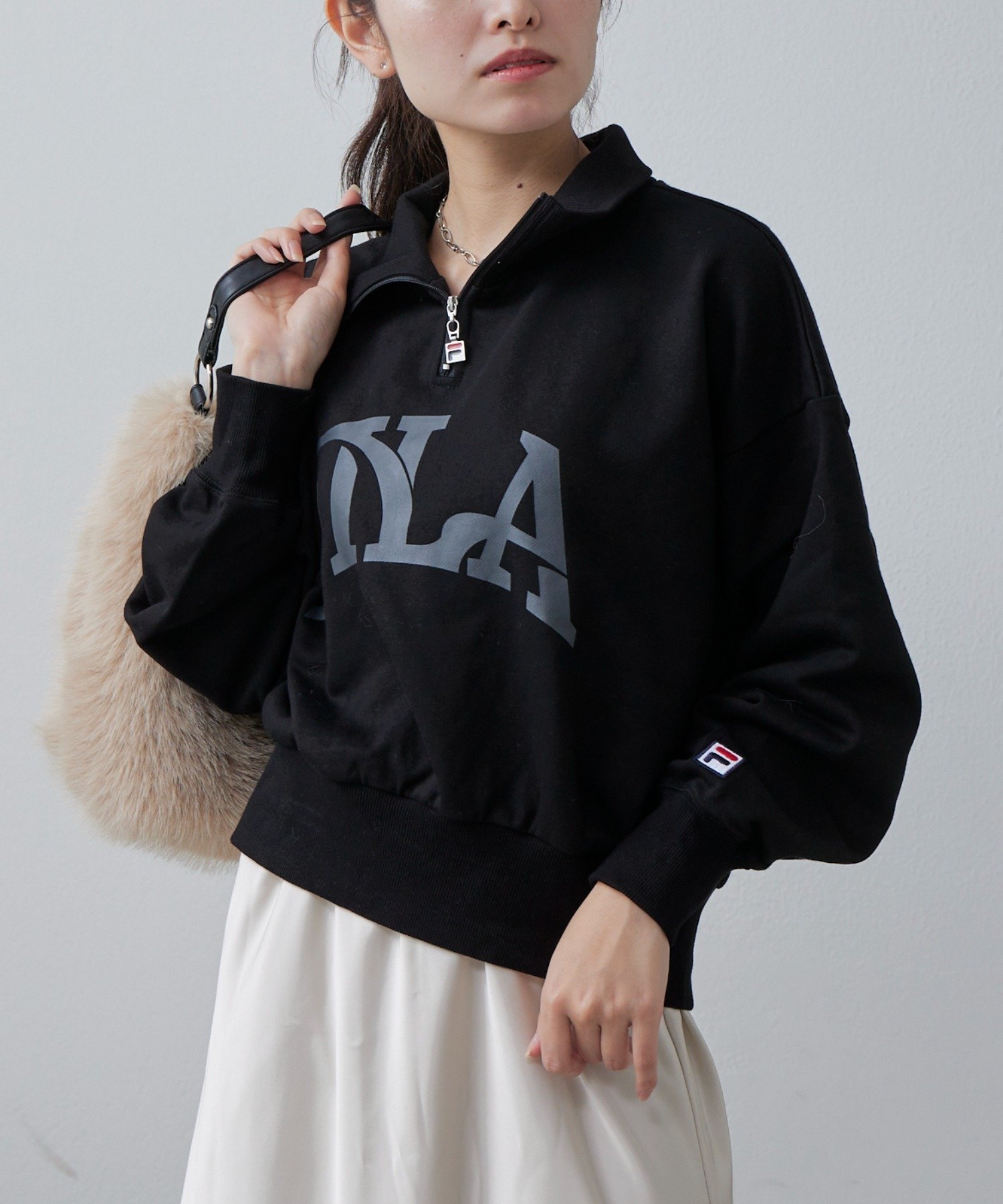 BK | 【Lui's】FILA half zip sweat po | PAL GROUP OUTLET