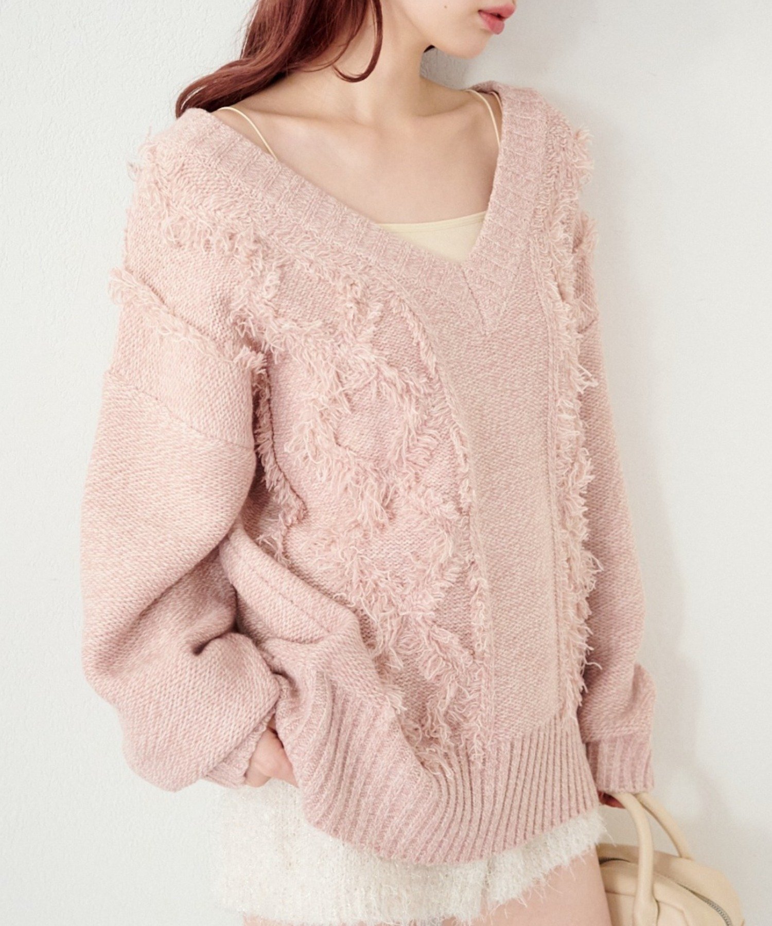 ニット・セーター ピンク/桃色系（レディース） - ファッション通販