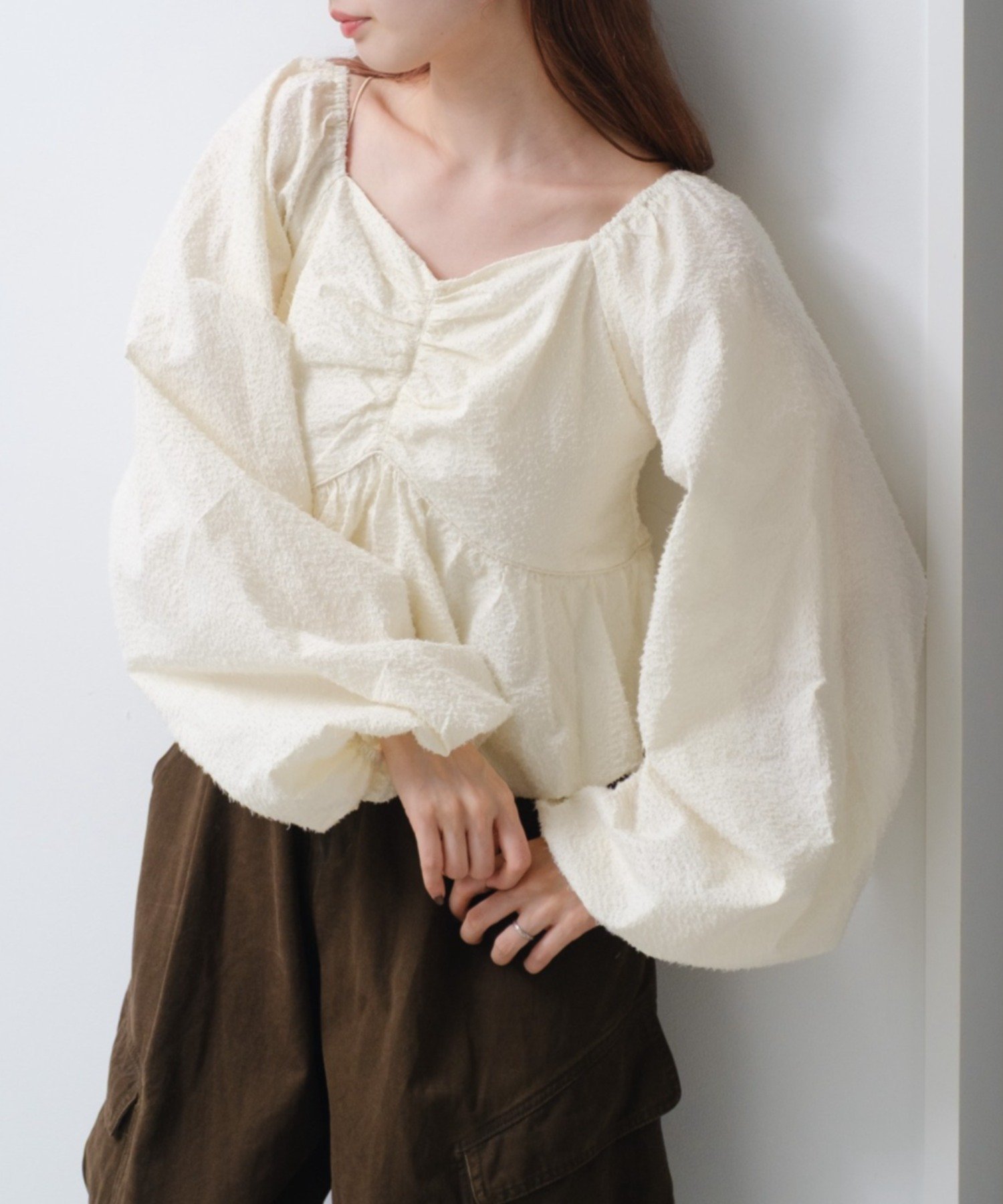 IVO | 【Kastane】ダメージループバルーンブラウス | PAL GROUP OUTLET