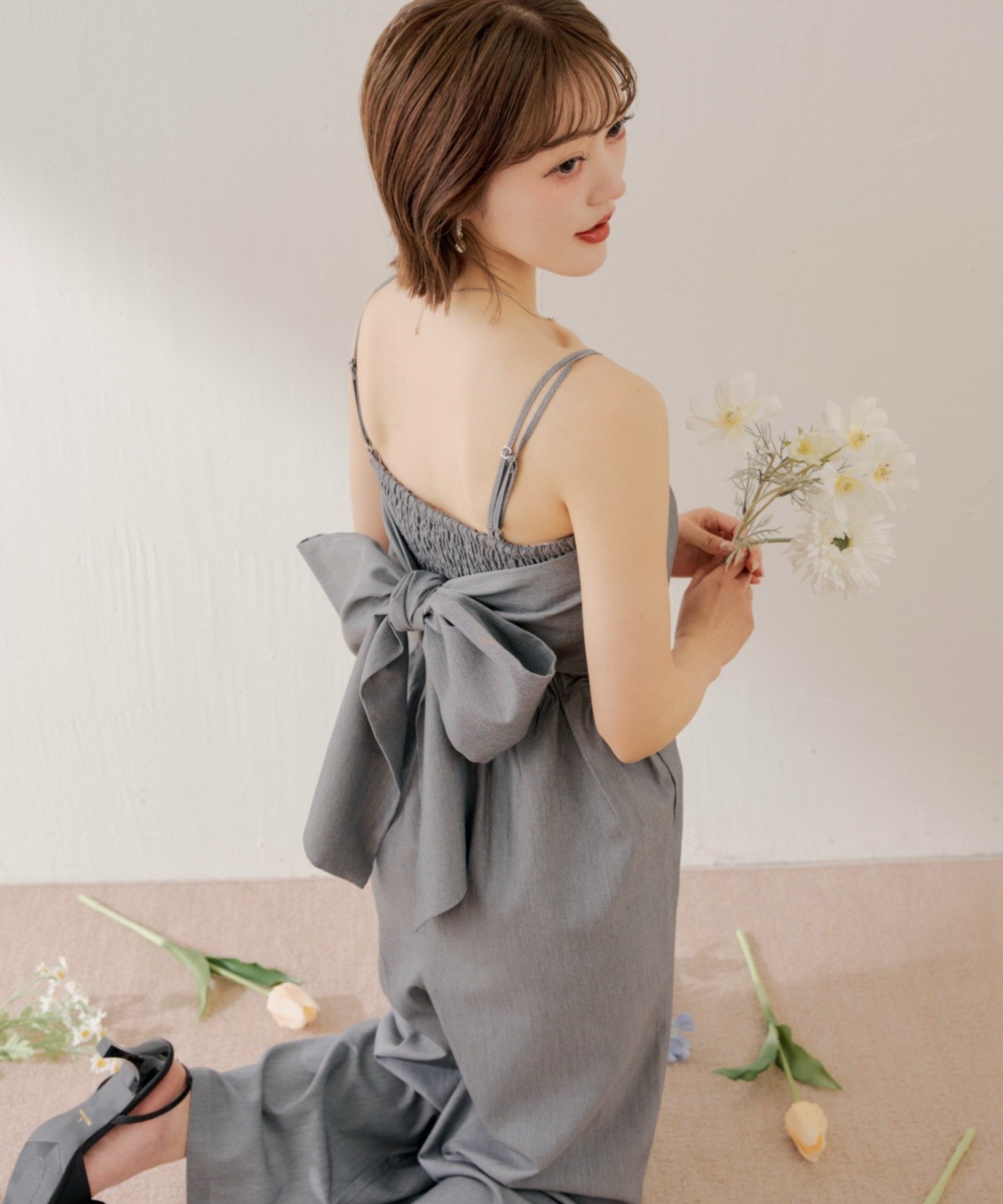 GRY | 【Chico】リボンベアコンビネゾン | PAL GROUP OUTLET