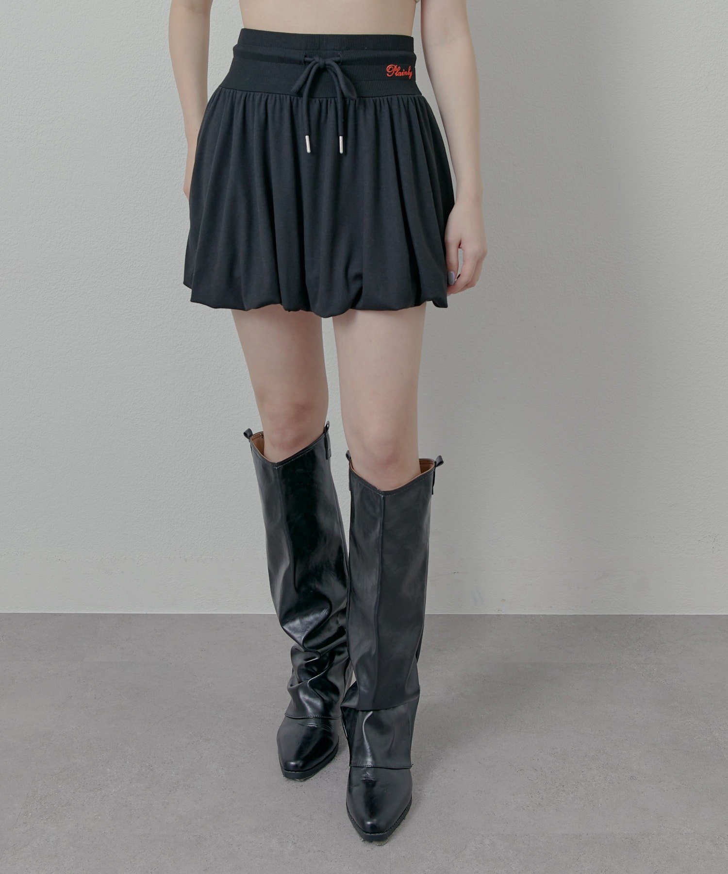 BLK | 【mline】スウェットバルーンスカート | PAL GROUP OUTLET