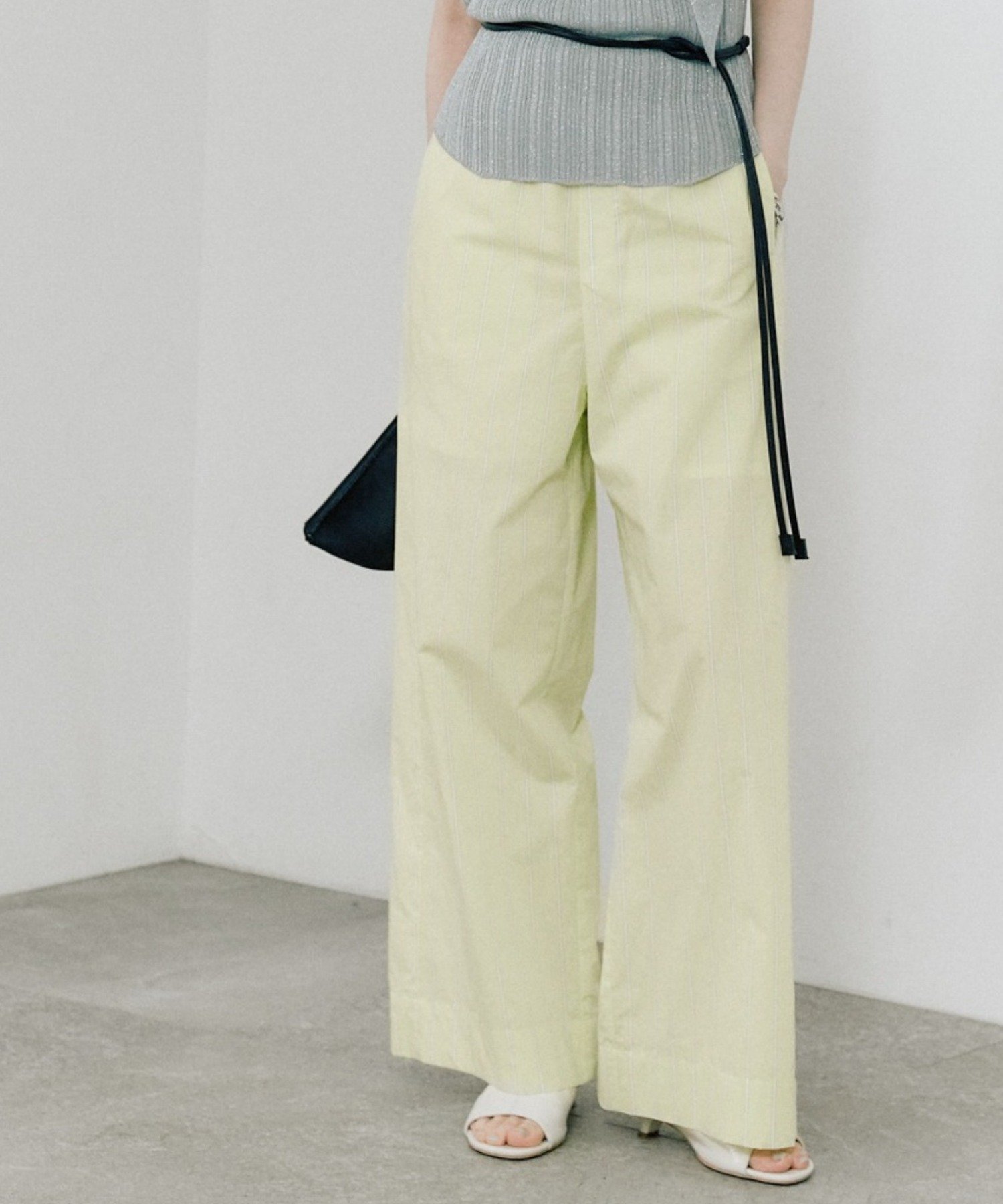 YE | 【RIVE DROITE】リラクシーストライプPT | PAL GROUP OUTLET