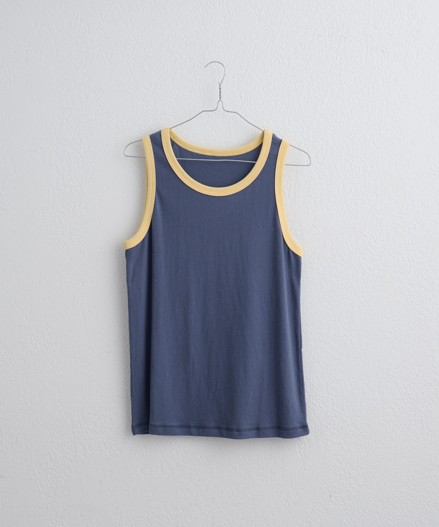 NVY/YEL | 【Kastane】RINGER TANK TOP | PAL GROUP OUTLET