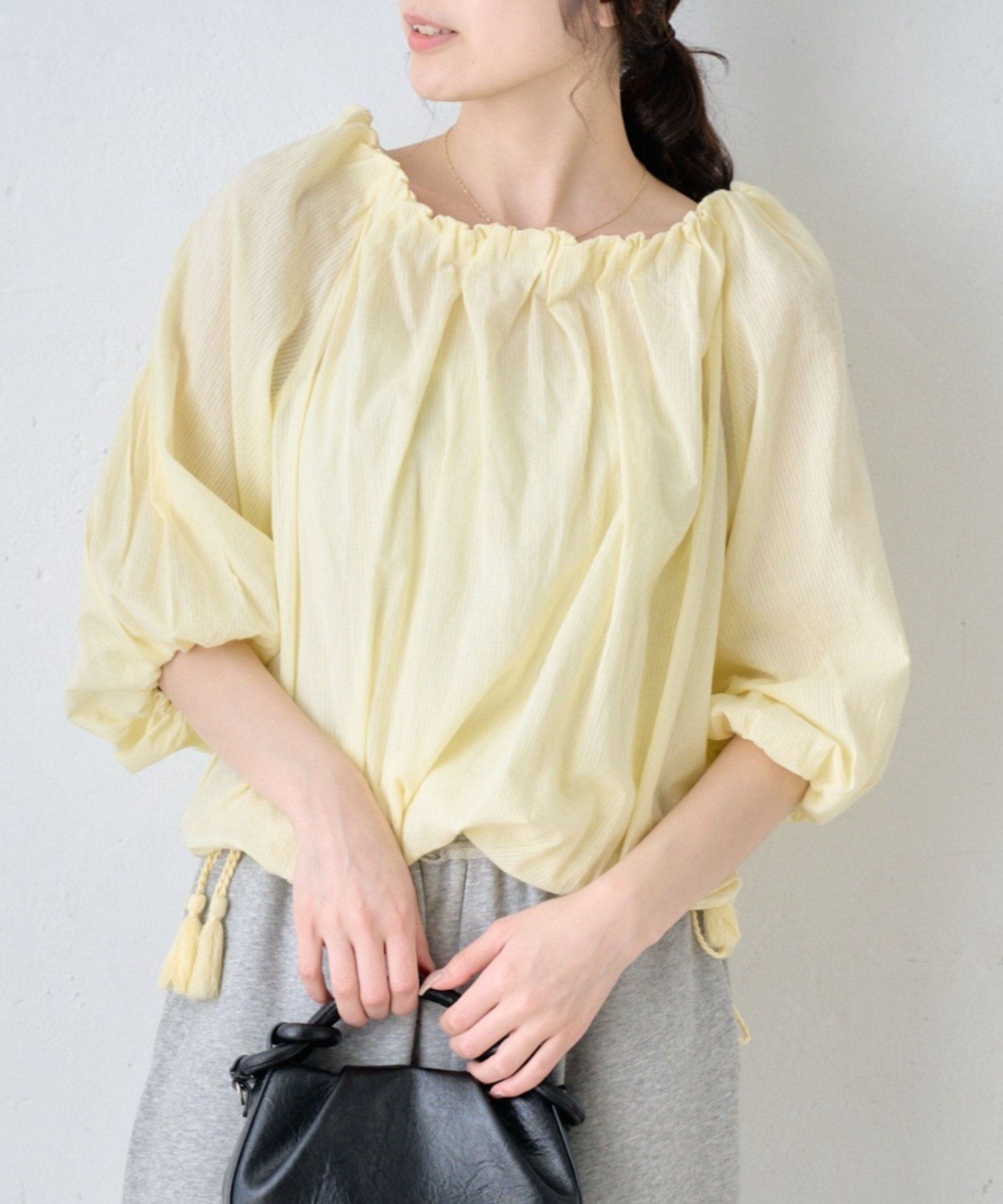 YELLOW | 【CIAOPANIC TYPY】【india】2WAY裾紐ギャザードビー… | PAL GROUP OUTLET