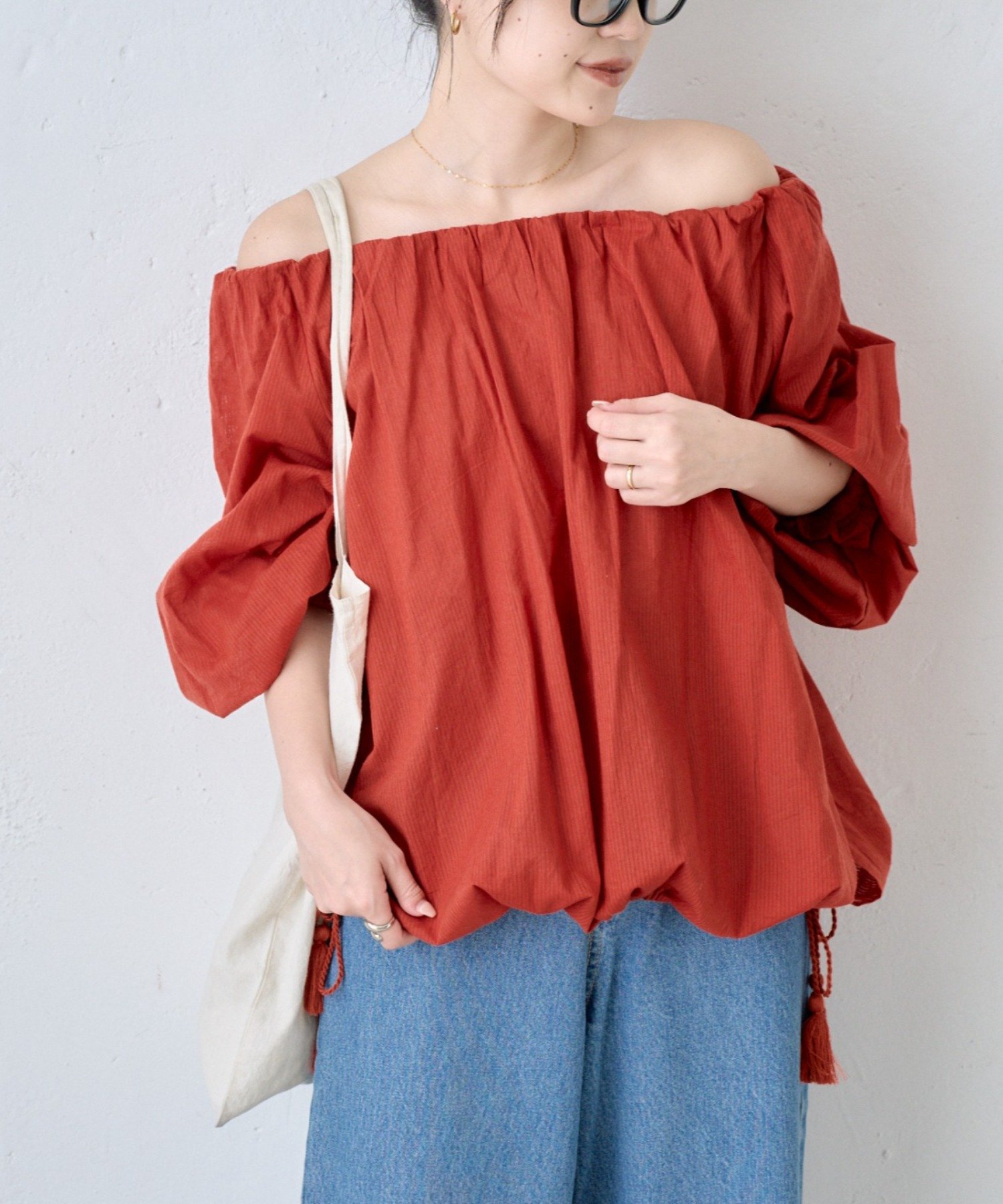RED | 【CIAOPANIC TYPY】【india】2WAY裾紐ギャザードビー… | PAL GROUP OUTLET