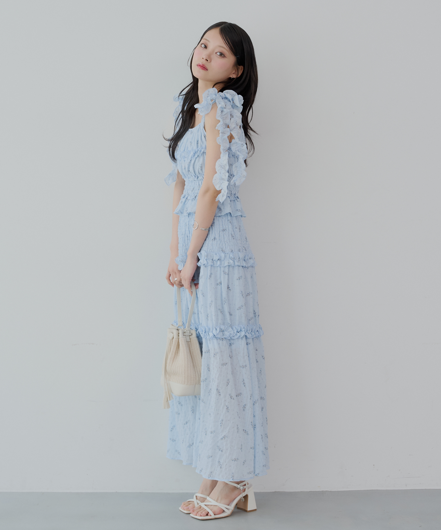 Tシャツ+スカート上下セット ワンピース フレア シャーリング Amazon.co.jp: [YINGDIE] レディース tシャツ ロングスカート