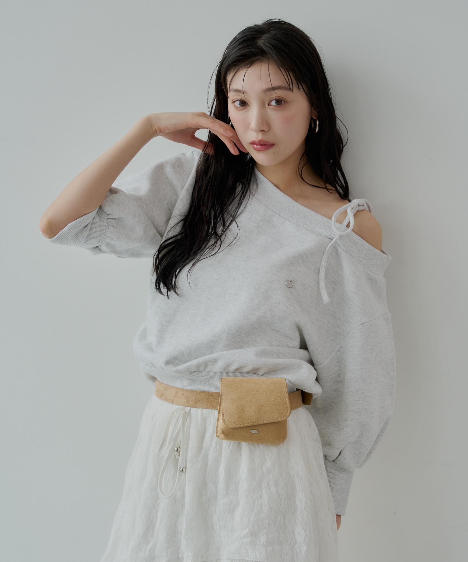chihiroセンソユニコ　七部袖上下セットアップ 慈雨 美品 チェック センソユニコ セットアップ ゆったり（わし